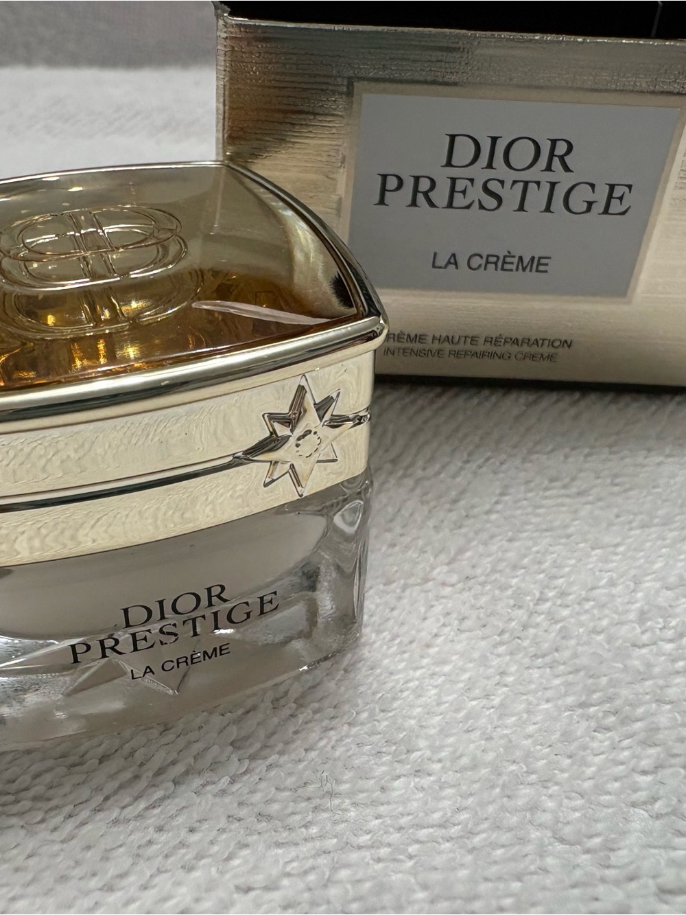 Dior Prestige La Crème Gold and Clear Jar